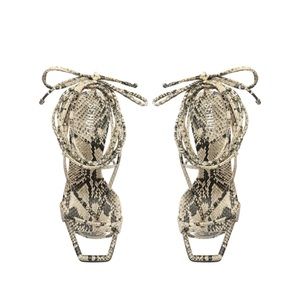 Brand New Schutz snake skin sandals size 10